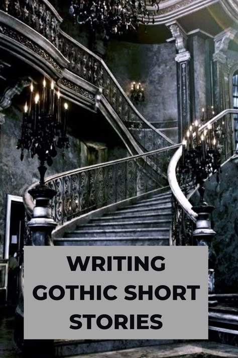 Gothic fiction, its roots and basic elements Gothic Prompts, Horror Storyboard, Writing Gothic, Scene Writing Prompts, Short Story Writing, Gothic Writing, Gothic Setting, Creative Writing Stories, Ideas For Writing