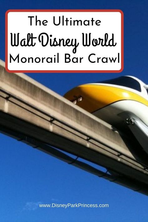 There are several stops along the Walt Disney World Monorail, which makes for a perfect bar crawl! Monorail Bar Crawl, Disney World Monorail, Disney World For Adults, Disney World Secrets, Disney World Christmas, Disney World Hotels, Perfect Bar, Disney World Food, Bar Hopping