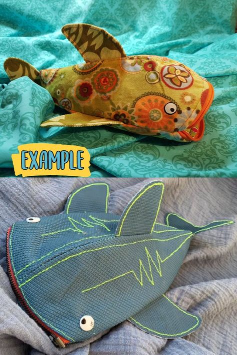 Tutorial and Pattern Pencil Case WhaleShark | Etsy Pattern Pencil Case, Cool Pencil Cases, Cousin Love, Gym Mats, Whale Shark, Old Jeans, Pattern Drawing, Cool Patterns, Pencil Case