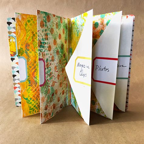 Envelope Journal, Recycled Journal, Homemade Journal, Envelope Book, Homemade Books, Unique Scrapbooks, Inspiration Journal, Cloth Paper Scissors, Finding A Hobby