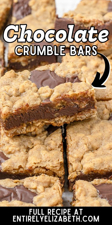 Experience chocolate bliss with these easy-to-make Chocolate Crumble Bars. The nutmeg surprise elevates the rich fudge and buttery oats to perfection. Chocolate Crumb Bars, Chocolate Crispy Bars, Oatmeal Fudge Bars Recipes, Chocolate Crumble Bars, Chocolate Bars Recipe, Chocolate Dessert Bar, Oatmeal Fudge Bars, Nutty Bars, Chocolate Oatmeal Bars