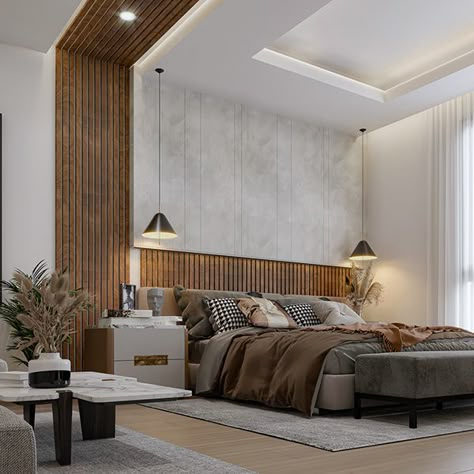 [ M O D E R N ] APARTMENT on Behance Unique Bedroom Design, Emporio Architect, Bedroom Interior Design Luxury, Bedroom Door Design, Ceiling Design Living Room, Modern Luxury Bedroom, Modern Bedroom Interior, Bedroom False Ceiling Design, Ceiling Design Bedroom