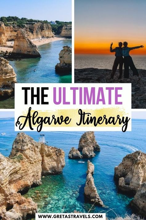 Planning a trip to the Algarve? Discover all the best things to do with this ultimate Algarve itinerary! In this Algarve guide you will find out how to spend five days in the Algarve, the best places to eat, where to stay, the best Algarve tours and more! Read on to plan your perfect Algarve itinerary! #algarve #algarveitinerary #portugal #europe #portugalitinerary #5daysinthealgarve Algarve Itinerary, Best Beaches In Portugal, Madeira Beach Florida, Portugal Vacation, Portugal Algarve, Lagos Portugal, Portugal Travel Guide, Visit Portugal, Sainte Marie