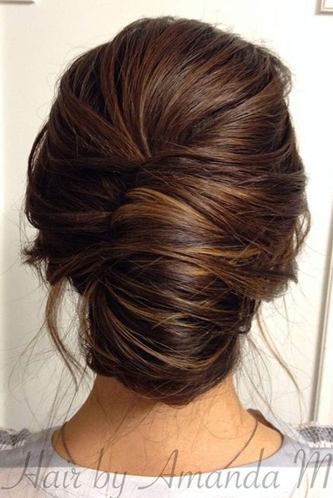 Easy Updos for Long Hair ★ See more: http://lovehairstyles.com/easy-updos-for-long-hair/ Sanggul Modern, Easy Updos For Long Hair, French Twist Updo, French Twists, French Twist Hair, Long Hair Wedding Styles, Low Bun, Wedding Hairstyles Updo, French Twist