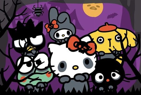 Sanrio Halloween Widget, Hello Kitty Halloween Wallpaper Desktop, Hello Kitty Halloween Widgets, Sanrio Background Desktop, Halloween Sanrio Icons, Sanrio Halloween Icon, Cute Halloween Widgets, Sanrio Halloween Wallpaper, Sanrio Halloween Pfp