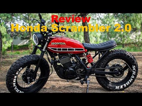 Review a fondo de la Honda Scrambler 2.0 ( Honda Cargo 150cc) // Cafe Racer Build // Moto Custom - YouTube Coco Lee, Cafe Moto, Honda Scrambler, Moto Scrambler, Honda 125, Tracker Motorcycle, Motos Vintage, Moto Custom, Technology Diy