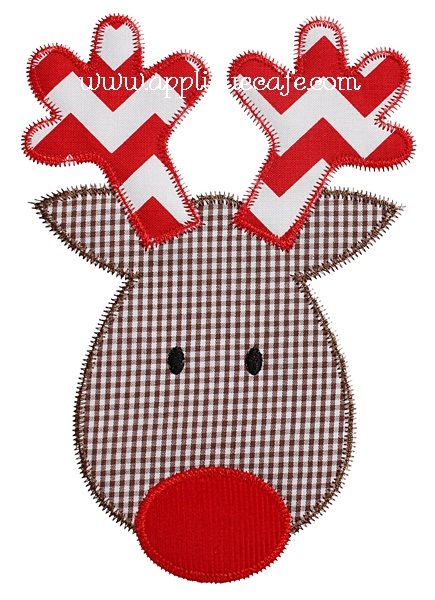 Zig Zag Reindeer Applique Design Sizes include:4x4 hoop (2.71 x 3.86)5x7 hoop (4.84 x 6.89)6x10 hoop (5.85 x 8.33) Reindeer Applique, Creeper Minecraft, Applique Templates, Christmas Applique, Applique Quilting, Sewing Appliques, Brazilian Embroidery, Machine Embroidery Applique, Machine Applique