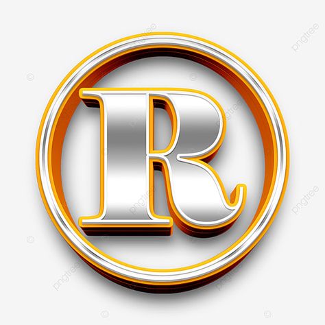 R Later Images, R Png, D Letter Design, Silver Png, R Name, R Sticker, Orange Clipart, Letter Clipart, Alphabet Letters Images