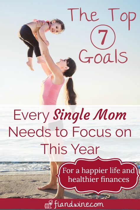 Being a single mom can be so overwhelming and stressful.  Find out how to save and earn more money and focus on a happier and healthier life by focusing on these 7 essential goals for single moms.  Goal setting | Single mom | Finance | Personal Finance | Resolutions | #singlemom #goalsetting Single Mom Hacks, Help For Single Moms, Single Mom Finances, Single Mom Living, Single Mom Help, Single Mom Inspiration, Being A Single Mom, Single Mom Tips, Single Mom Life