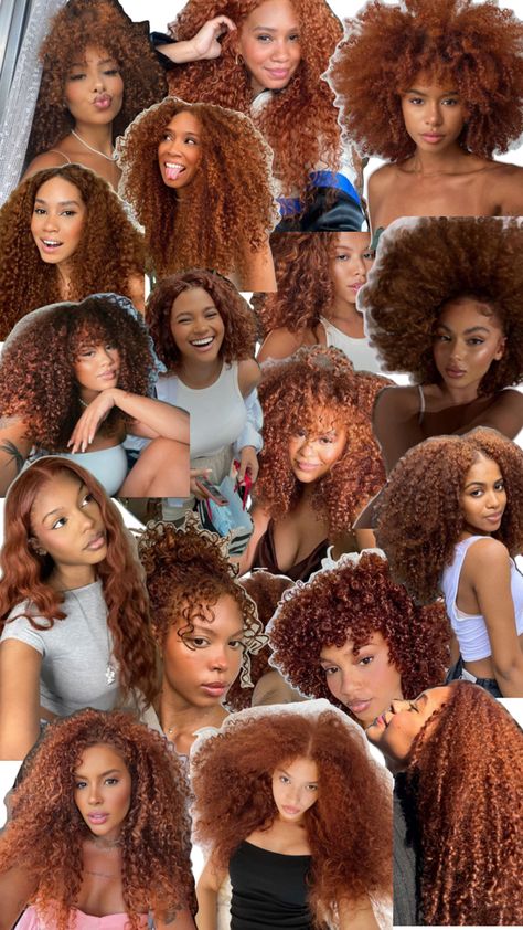 Afro Hair Dye, Black Hair Magazine, Hair Color For Dark Skin, Best Hair Dye, Highlights Curly Hair, Natural Hair Bun Styles, Hair Inspiration Long, Protective Hairstyles For Natural Hair, Ginger Hair Color