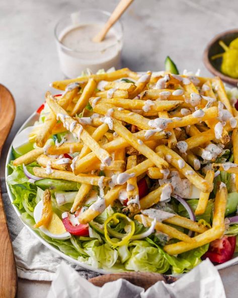 Pittsburgh Salad, Wild Recipes, The Best Salad, Best Salad, Crispy French Fries, Frozen French Fries, Western Pennsylvania, Steel City, Dinner Salads