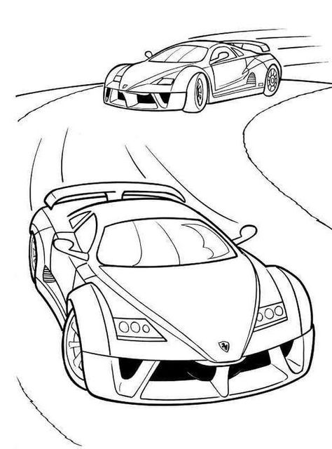 Hot Wheels Colouring Pages, Race Car Coloring Pages, Image Halloween, Disney Princess Coloring Pages, Kids Worksheets Preschool, Cars Coloring Pages, Color Magic, Easy Coloring Pages, Car Colors