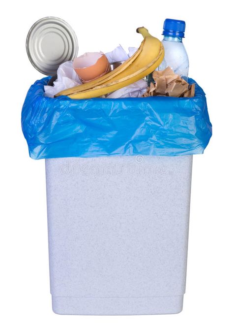 Bin full of rubbish. Isolated on white background , #Sponsored, #rubbish, #full, #Bin, #background, #white #ad Garbage Bag Holder, Blue Liner, Wholesale Packaging, Drawing Bag, Rubbish Bin, Trash Bin, Garbage Bag, Trash Bag, Trash Bins