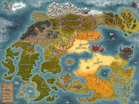 Inkarnate Maps, Fantasy Map Ideas, Fantasy World Maps, Map Inspiration, Fantasy City Map, Sky Island, Dnd World Map, Imaginary Maps, Dnd World