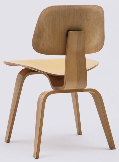 Charles Eames, Ray Eames. Side Chair (model DCW). 1946 | MoMA Eames Side Chair, Plywood Chair, Bohemian Interior Design, Charles And Ray Eames, Beach Cabin, Art Terms, Unique Chair, Modern And Contemporary Art, Charles & Ray Eames