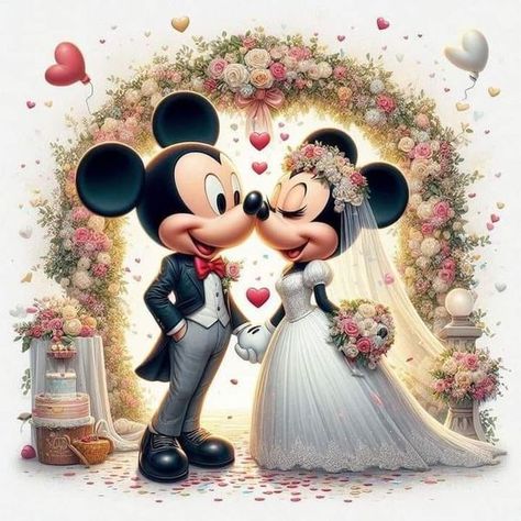 Mickey And Minnie Kissing, Minnie Y Mickey Mouse, Mickey And Minnie Love, Minnie Mouse Images, Mickey Mouse Images, Minnie Mouse Pictures, Mickey Mouse Pictures, Whatsapp Wallpaper Cute, Mouse Crafts