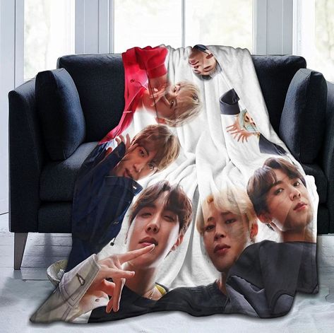 Super soft BTS blanket Bts Blanket, Travel Party Decorations, Bts Band, Quilt Blankets, Rm Jimin, Bedding Decor, Kpop Music, Quilt Care, Blanket Quilt