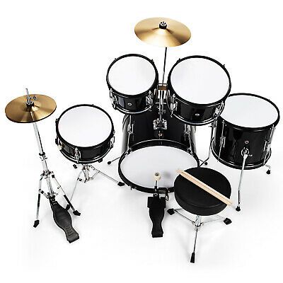 James Bregenzer drums and drum sets collection - Sonart 5PCS 16" Complete Kids Junior Drum Set Children Beginner Kit Black Kids Drum Set, Tom Drum, Drum Pedal, Drum Sets, Percussion Instrument, The Drums, Drum Kit, Percussion Instruments, Drum Kits