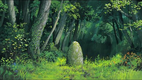 Totoro by Oga Kazuo Kazuo Oga, Ghibli Background, Art Studio Ghibli, Ghibli Totoro, Miyazaki Hayao, Studio Ghibli Background, Look Wallpaper, Painting Background, Ghibli Artwork