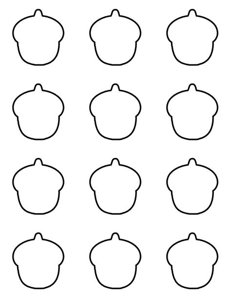 acorn macaron template Acorn Template Free Printable, Acorn Printable, Macaroon Template, Acorn Template, Piping Templates, Royal Icing Templates, Macaron Template, Icing Transfers, Template Free Printable