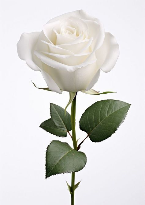 White rose bouqute flower plant white background.  | premium image by rawpixel.com / Pinn White Rose Photography, Rose White Background, Plant White Background, Black And White Roses, Rose Blossom, Fav Color, One Rose, Planting Roses, Rose Photography