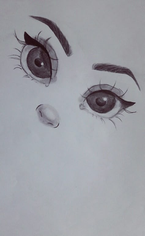 Girl Eyes Drawing, Easy Drawing Step By Step, Drawing Tut, Girl Drawing Easy, Anime Drawing Sketches, Eye Sketch, Drawing Step By Step, Drawing Step, Art Tools Drawing