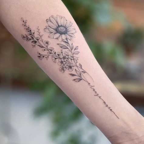 10 Best Larkspur Tattoo Ideas You Have To See To Believe! | Outsons | Men's Fashion Tips And Style Guides Delphinium Tattoo, Larkspur Flower Tattoos, Larkspur Tattoo, Daisy Tattoo Designs, Water Lily Tattoos, Cream Tattoo, Flower Bouquet Tattoo, Forearm Flower Tattoo, Tier Tattoo