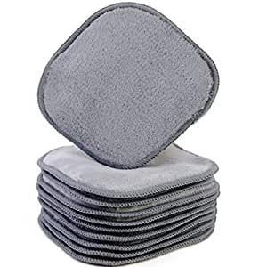 Amazon.com: Polyte Premium Hypoallergenic Chemical Free Microfiber Fleece Makeup Remover and Facial Cleansing Cloth, 5 x 5 in, 10 Pack (Gray) : Beauty & Personal Care Hair Tool Organizer, Remove Makeup From Clothes, Facial Cleaning, Makeup Wipes, Cleansing Wipes, Light Coral, Mascara Facial, Deal Of The Day, Daily Skin Care