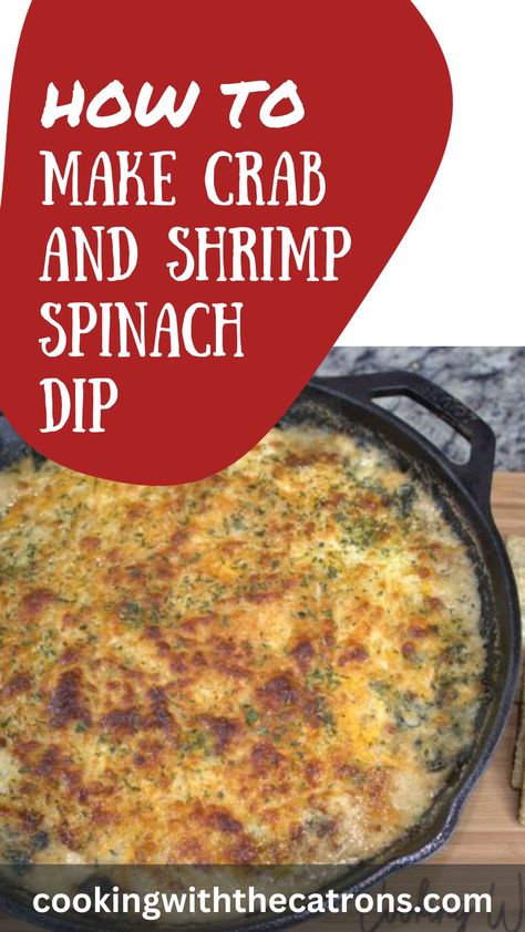 If you’re a seafood lover, you’re in for a treat. This delectable dip combines the ocean’s finest treasures, succulent crab and tender shrimp, with the freshness of spinach and a medley of mouthwatering ingredients that will leave you craving for more. Seafood Spinach Dip Recipe, Creamy Shrimp And Crab Spinach Dip, Shrimp Spinach Dip, Seafood Spinach Dip, Shrimp And Crab Dip, Shrimp Spinach, Crab And Shrimp, Shrimp Dip, Crock Pot Dips