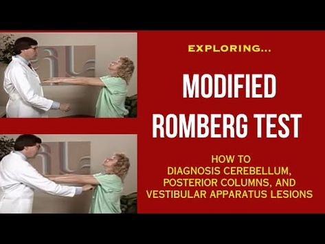 Exploring Romberg Test: Diagnosis Cerebellum, Posterior Columns, and Vestibular Apparatus lesions! - YouTube Vestibular Apparatus