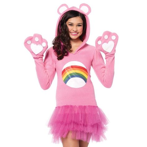 The Best Halloween Costumes For Kids by Age Group  Care Bears Cheer Bear Costume ($33, originally $49) Care Bear Costume, Rainbow Halloween Costume, Care Bears Halloween Costume, Teen Halloween, Cheer Bear, Bear Halloween, Hallowen Costume, Bear Costume