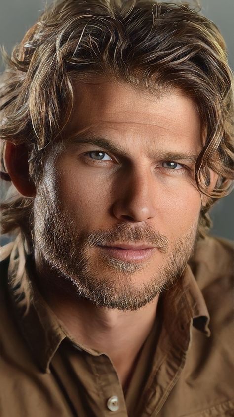 TRAVIS VAN WINKLE Hallmark Actors, Travis Van Winkle, Shaved Head With Beard, Chris Carmack, Kristen Ashley Books, Christian Grey Jamie Dornan, Kristen Ashley, Hallmark Christmas Movies, Face Pictures