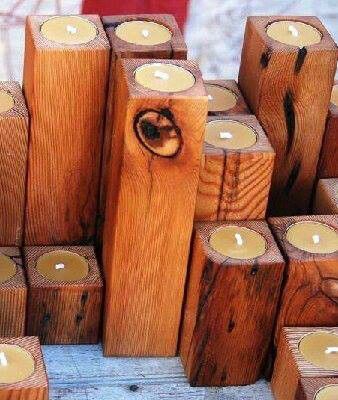 Reclaimed wood Pine Candle, Candleholder Centerpieces, Diy Candle Holders, Wooden Candle, Wooden Candle Holders, Diy Holz, Wood Candle Holders, Wooden Candles, Resin Artwork