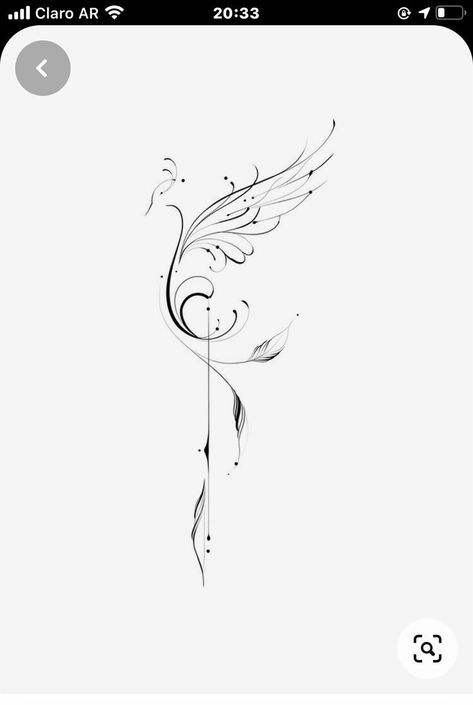 Fineline Phoenix Tattoo, Lotus Phoenix Tattoo, Pheonix Tattoo Ideas Female, Dainty Small Tattoos, Delicate Tattoo Ideas, Phoenix Tattoo Feminine, Small Phoenix Tattoos, Small Tattoos For Women, Boho Tattoos