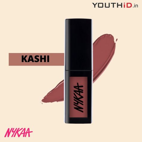 Try the beautiful shade. The Nykaa Matte To Last ! Liquid Lipstick - Kashi 19 at www.youthid.in . Shop more brands online at www.youthid.in⠀ Also visit our store for more.⠀⠀ #Youthid #Youthidshopping #Nykaa #liquidlipstick #lip #lipstick #lipstickcollection #lipsticklover #cosmetics #makeup #beauty #beautyproducts #beautyaddict Nykaa Lipstick Shades, Lip Collection, Lip Lipstick, Lipstick Collection, Lipstick Shades, Beauty Skin Care Routine, Logo Images, 50s Fashion, Lipsticks