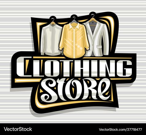 Clothing Store Logo, Logo For Clothing, Selling Clothes Online, Stylish Text, Store Logo, Closet Collection, Word Fonts, Mens Clothing Store, Text Shirt