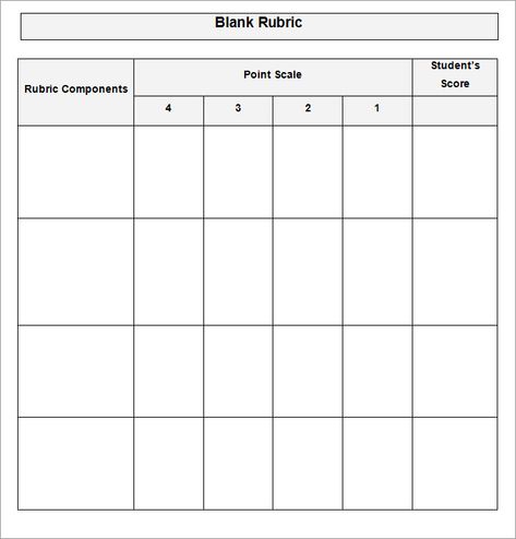 Blank Rubric Template Check more at https://nationalgriefawarenessday.com/11417/blank-rubric-template Project Rubric, Umbrella Template, Cd Template, Science Life Cycles, Rubric Template, Rubrics For Projects, Word Building Activities, Microsoft Word Free, Writing Rubric