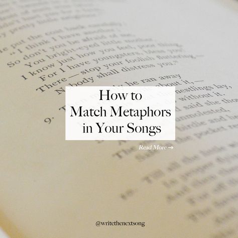 Metaphors For Songwriting, Songwriting Tips, Writing Checks, A Song, Get Better, Chorus, Make Sense, City Life, Songwriting