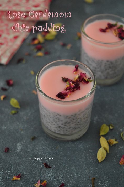 Rose Chia Pudding, Healthy Food For Children, Buzzfeed Recipes, Floral Recipes, Seeds Recipes, Food Recipes For Kids, Healthy Food Plan, Food Meal Plan, Wild Rice Recipes