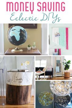 Eclectic style decor makes for a fun,  vibrant home! Acquire all the little and big eclectic, fun pieces can take a while and cost a lot of money, but these DIYs help you get there fast and for very little cost! Inspired by many expensive pieces, these DIYs are for people at any and every level of expertise. Diy Eclectic Decor Crafts, Diy Eclectic Home Decor, Diy Eclectic Decor, Diy Eclectic, Eclectic Diy, Bamboo Ladder, Eclectic Style Decor, Tons Of Money, Vibrant Home