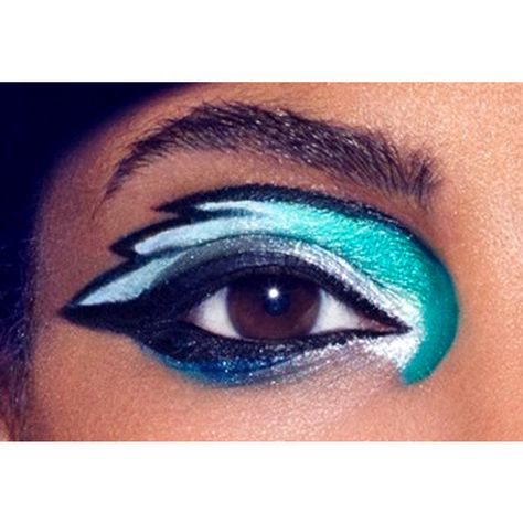 Philadelphia Eagles Makeup Look How-To | COVERGIRL found on Polyvore featuring polyvore, beauty products, makeup, eye makeup, eyes, covergirl eye makeup, covergirl cosmetics and covergirl makeup Eagles Makeup, Eagles Football Nails, Philadelphia Eagles Nails, Super Bowl Makeup, Philadelphia Eagles Colors, Eagles Colors, Philly Eagles, Smoky Eyeshadow, Covergirl Makeup