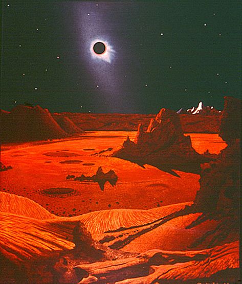 70s Sci-Fi Art: Space artist Chesley Bonestell 70s Sci Fi Art Retro Futurism, Chesley Bonestell, Sci Fi Aesthetic, 70s Sci Fi Art, Scifi Fantasy Art, Sci Fi Comics, Classic Sci Fi, Alien Worlds, Science Fiction Art