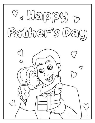 Daughter Coloring Pages, Father's Day Drawings, Father's Day Drawing, Dance Coloring Pages, Happy Fathers Day Cards, Daddy And Daughter, Happy Fathers Day Images, Fathers Day Coloring Page, Fathers Day Art