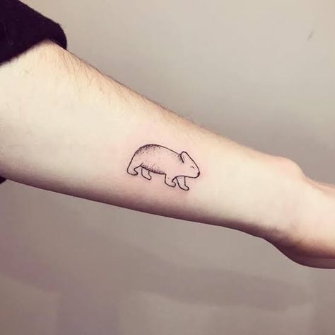 Wombat Tattoo, Crocodile Tattoo, Tattoo Simple, Little Tattoos, Simple Tattoos, Infinity Tattoo, Tattoo Ideas, Tattoos, Quick Saves