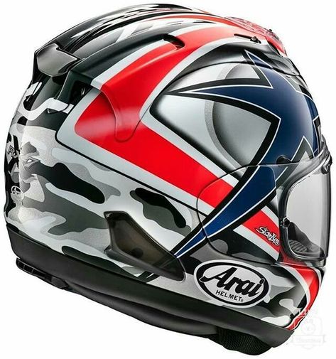 Arai Helmets, Laguna Seca, Full Face Motorcycle Helmets, Four Tops, Racing Helmets, Apparel Merchandising, Full Face Helmets, Helmet Design, Motorcycle Helmet