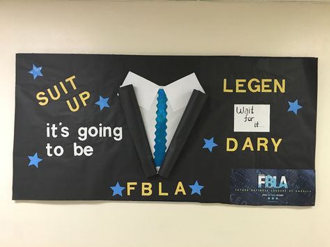 Canby FBLA board! Accounting Bulletin Board Ideas, Fbla Bulletin Board, Business Education Classroom, Residence Life Bulletin Boards, Residence Life, Ra Ideas, Notice Board, Career Planning, Board Decoration