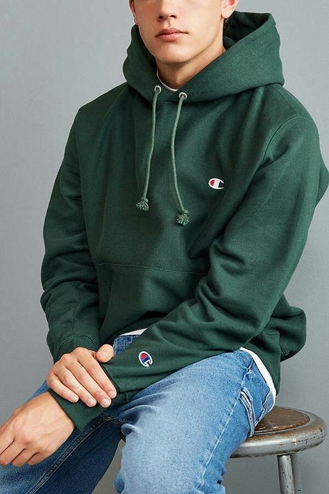 Champion Hoodies Men Style Streetwear, Hoddies Outfits Men, Sweatshirt Outfit Men, Hoddies Outfits, Champion Clothing, Hoodies Men Style, Champion Reverse Weave, Sweatshirt Outfit, Stylish Mens Outfits