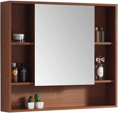 Wood Medicine Cabinet, Medicine Cabinet Shelves, Wood Medicine Cabinets, Mirrored Cabinet, Medicine Chest, Space Saving Bathroom, Elegant Vanity, Large Vanity, Medicine Cabinets