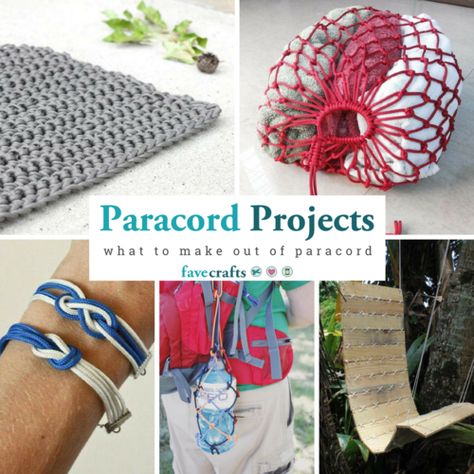 Paracord Projects: 11 Pretty Ideas for What to Make out of Paracord | FaveCrafts.com Useful Paracord Projects, What To Make With Paracord, Paracord Survival Projects, Para Cord Projects, Paracord Crafts Diy, Survival Projects, Paracord Crafts, Paracord Projects Diy, Survival Project