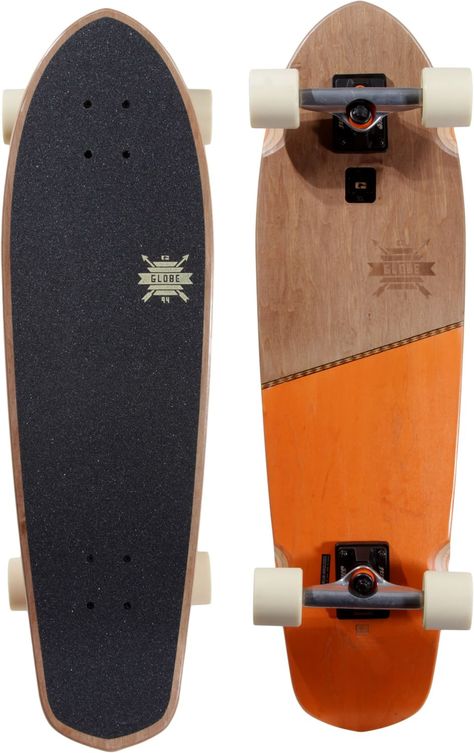 Globe Big Blazer 32" Cruiser Skateboard Complete - brown/orange - Free Shipping Surf Skateboard, Skateboard Cruiser, Downhill Longboard, Cruiser Skateboard, Skate Photography, Skateboard Companies, Cruiser Boards, Cruiser Skateboards, Longboard Design